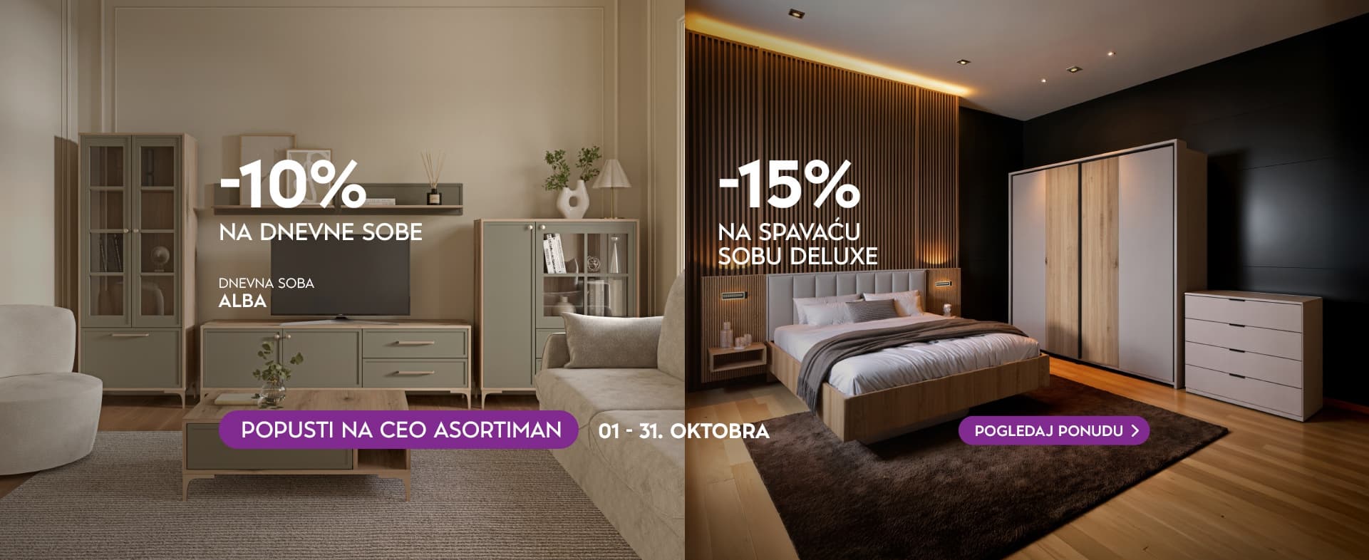 Dnevne i spavace sobe