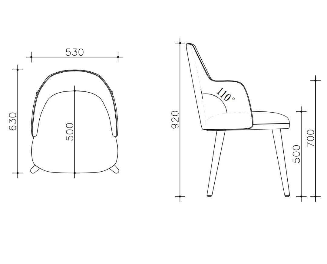 Trpezarijska stolica Milano Lux RD (5)