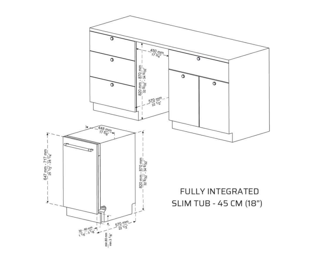 Ugradna mašina za pranje sudova GSI 10S27 T3E (2)