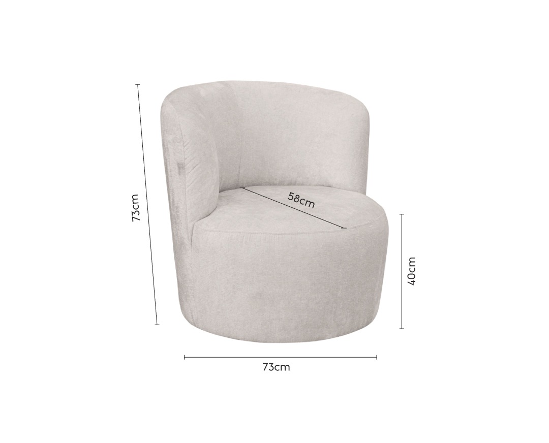 Fotelja Vanilica Kotirana